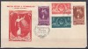 ROMANIA1951 LP 283 CENTENARUL MORTII PICTORULUI D. ROSENTHAL SERIE/PLIC PRIMA ZI, Stampilat