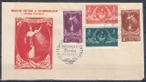 ROMANIA1951 LP 283 CENTENARUL MORTII PICTORULUI D. ROSENTHAL SERIE/PLIC PRIMA ZI, Stampilat