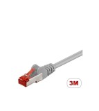 Cablu retea CAT 6 S / FTP PIMF CU-Lungime 3 Metri, Otb