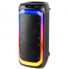 Boxa portabila Bluetooth XF 780 KB, 110W, TWS, lumini RGB, telecomanda, Trevi