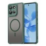 Husa pentru Motorola Moto G86, Matte, compatibila cu MagSafe, Protectie 360, Anti-Soc, Verde
