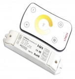 Controller LED wireless LTECH, M2+M3-3A, 3x3A, 12-24V, RF 433MHz, telecomanda inclusa, pentru benzi LED dimabile RGB CCT