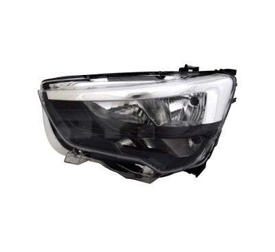 Far Opel Combo/Life, 09.2018-, montare fata, stanga, cu lumina de zi; H1+H7+W21/5W; electric; fara motor; halogen, TYC foto