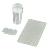 Set pentru Decorarea Unghiilor cu Stampila din Silicon