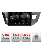 Navigatie Toyota Corolla 2013-2017 Android 8+128GB QLED 2K 4G