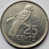 25 cents 1989 Seychelles, km#49, Africa