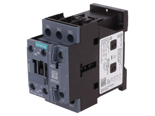 Contactor 3P 110V CA NO+NC