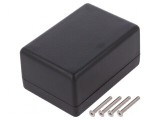 Carcasă universală ABS neagră 56mm x 81mm x 40mm IP65
