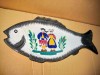 C26-Platou servit Peste Bretagne model Portugal rustic cu tarani stare F.Buna.