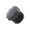 Dop din plastic cu filet exterior pentru accesorii picurare, negru, FE, 1&quot;