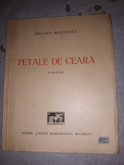 SUZANA BULFINSKY - PETALE DE CEARA (editie interbelica) foto