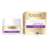 Crema pentru fata anti-rid 50+ cu retinol si aur 24K, 50ml, Eveline Cosmetics