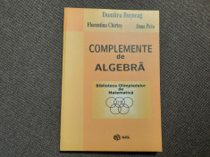 DUMITRU BUSNEAG COMPLEMENTE DE ALGEBRA RF8/4 foto