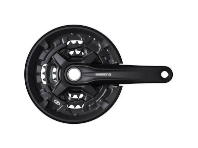 Angrenaj pedalier Shimano FC-MT210-3, 3x9 viteze, brat 170mm, 40x30x22T foto