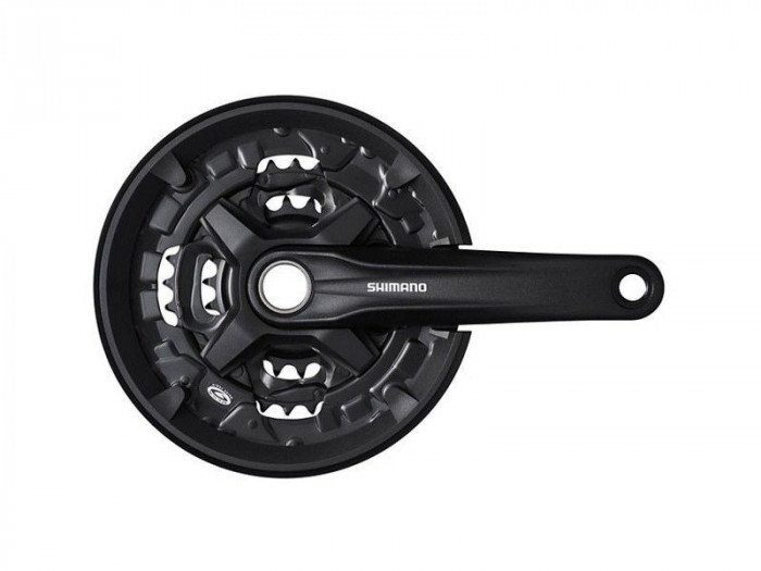 Angrenaj pedalier Shimano FC-MT210-3, 3x9 viteze, brat 170mm, 40x30x22T