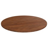 Cumpara ieftin Blat de masa rotund maro inchis &Oslash;70x1,5 cm lemn stejar tratat