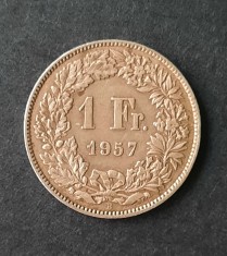 1 Franc 1957, Elvetia - B 2161