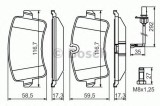 Set placute frana,frana disc AUDI A8 (4H) (2009 - 2016) BOSCH 0 986 494 446