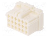 Conector automotive mufă mamă TE Connectivity MCP 2.8, 18 pini pe cablu