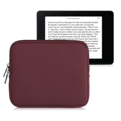Husa Universala Kwmobile 7 - 8 inch pentru eBook, Visiniu, Textil, 57397.151 foto