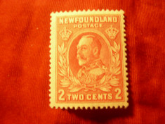 Timbru New Foundland 1932 , Rege George V , val.2C foto