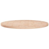 Cumpara ieftin Blat de masa rotund, &Oslash;70x2,5 cm, lemn masiv stejar netratat