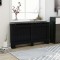 vidaXL Mască pentru calorifer, negru, 152 x 19 x 81,5 cm, MDF