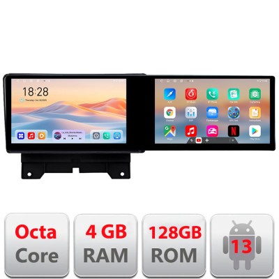 Navigatie Range Rover Sport 2005-2010 Edotec 2 ecrane 8 core 4+128 21.6 inch Incell android Wifi 5Ghz gps internet CarStore Technology foto