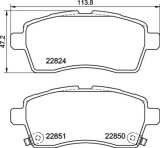 BREMBO P 79 037 PRIME LINE set placute frana,frana disc