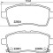 BREMBO P 79 037 PRIME LINE set placute frana,frana disc