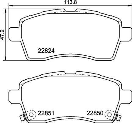 BREMBO P 79 037 PRIME LINE set placute frana,frana disc