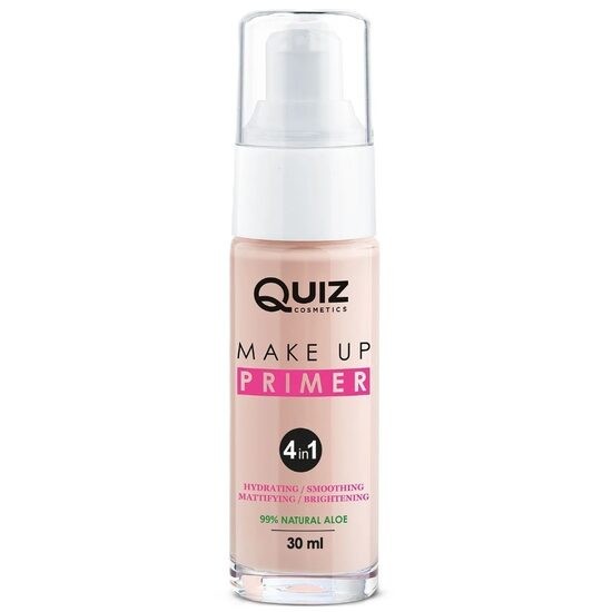 Baza machiaj Make up Primer 4 in 1 (New Pink Base), Quiz Cosmetics, 30ml