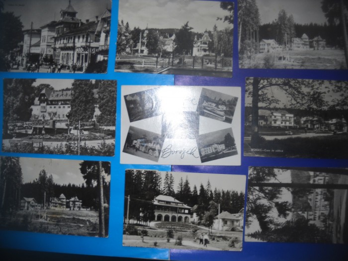 HOPCT LOT NR 189 BORSEC - JUD HARGHITA -9 CARTI POSTALE-RPR-CIRCULATE