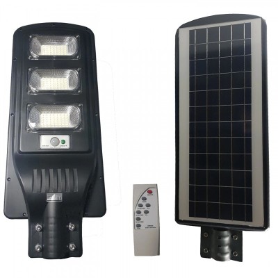 Panou solar stradal, Integrated Lamp, 90 W, IP65, 120 x LED, telecomanda, senzor miscare/lumina foto