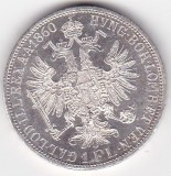 AUSTRIA UNGARIA 1 Florin 1860 A Viena