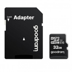 Card de memorie Goodram MicroSDHC 32GB CLASS 10 UHS I U1 100MB/s cu adaptor SD foto