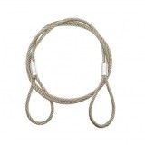 Cablu/sufa troliu ciochinar din otel 6x37 fi 16mm lungime 6m cu 2 ochiuri