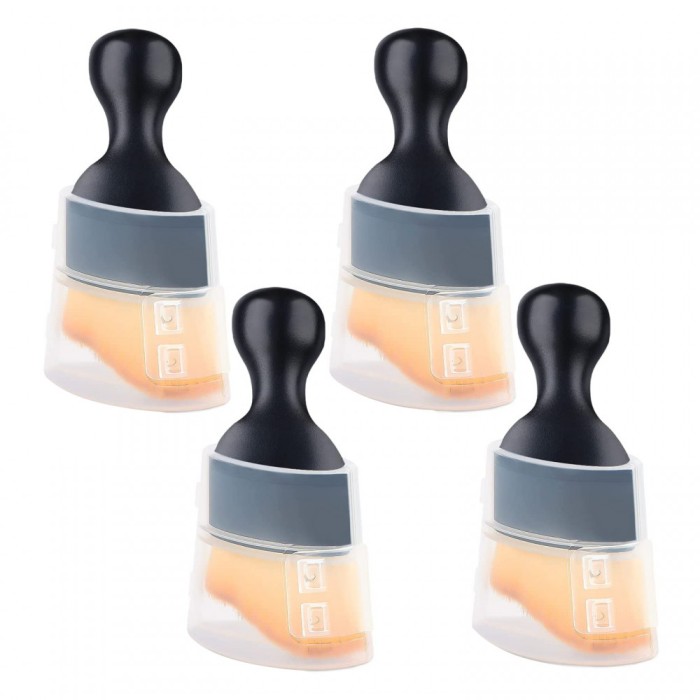 Set 4 perii curatare auto, pentru detailing si curatare interior-exterior auto, OUYLAF, Negru