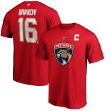 Florida Panthers tricou de bărbați Aleksander Barkov #16 Stack Logo Name &amp;amp; Number red - L