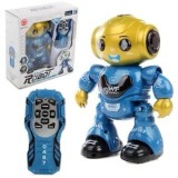 Robot Dansator cu Telecomanda, Lumini si Sunete, Jucarie Interactiva, +3 Ani, Baieti/Fete, Albastru/Alb/Verde, Transformers