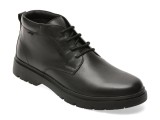 Ghete GEOX negre, U46HND, din piele naturala