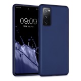 Husa pentru Samsung Galaxy S20 FE, Silicon, Albastru, 53930.64, kwmobile, Carcasa