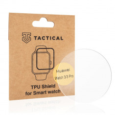Folie protectie smartwatch pentru Huawei Watch 3/3 Pro, Tactical, Plastic, Transparent