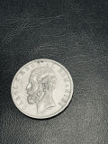 Moneda 5 lei 1881 Regele Carol Stema mare XF, ALL