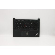 Carcasa superioara cu tastatura palmrest Laptop, Lenovo, Thinkpad E14 Type 20RA, 20RB, 5M10V17060, AP1D3000400, AM1D3000600, iluminata, layout UK