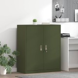 vidaXL Dulap de depozitare Verde măsliniu 90 x 40 x 105 cm 891650