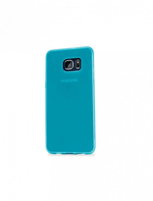 Husa Silicon Samsung Galaxy S6 g920 Clear Blue Ultra Thin&nbsp;