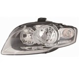 Far Audi A4 (B7) 09.2006-03.2008 TYC fata stanga tip bec H7+H7 semnalizare alba