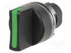 Comutator rotativ 22mm EAO Poz.i stab 3 negru fără IP65 46