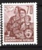 GERMANIA (DDR) 1955 &ndash; FAMILIA, TIMBRU NESTAMPILAT, F139